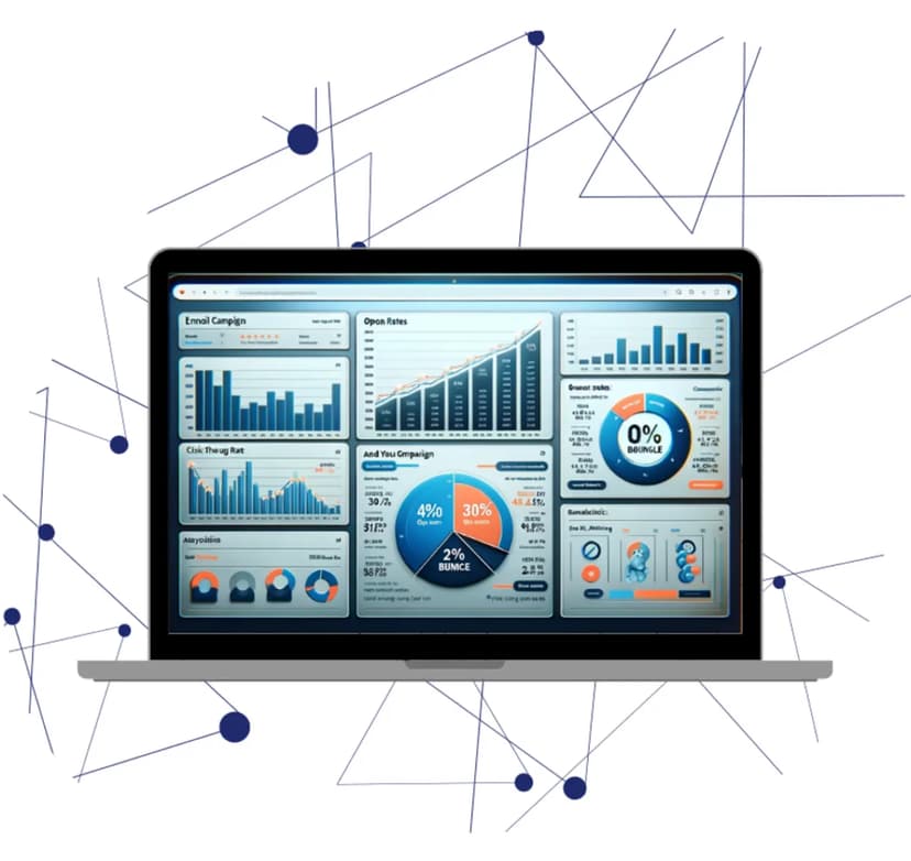 Interface of a bulk email verification system showcasing features for enhanced accuracy, time-saving automation, and data-driven decision-making